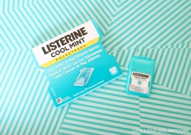 Listerine Cool Mint Pocketpaks on www.girllovesglam.com