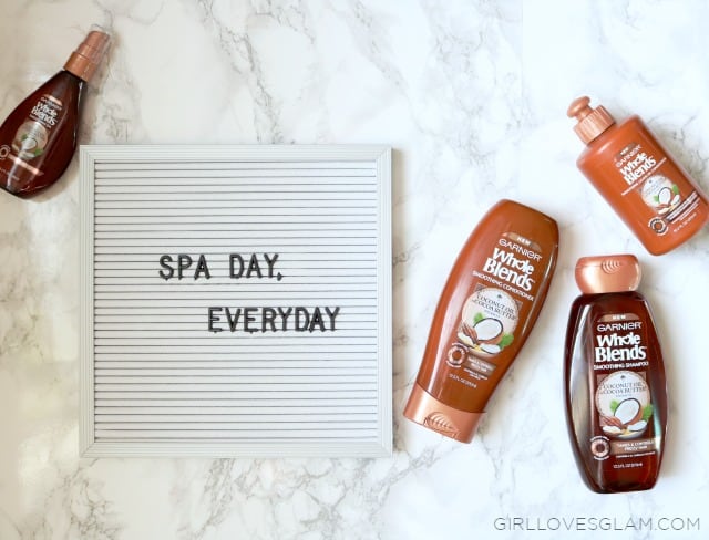 Spa Day Everyday with Garnier Whole Blends on www.girllovesglam.com