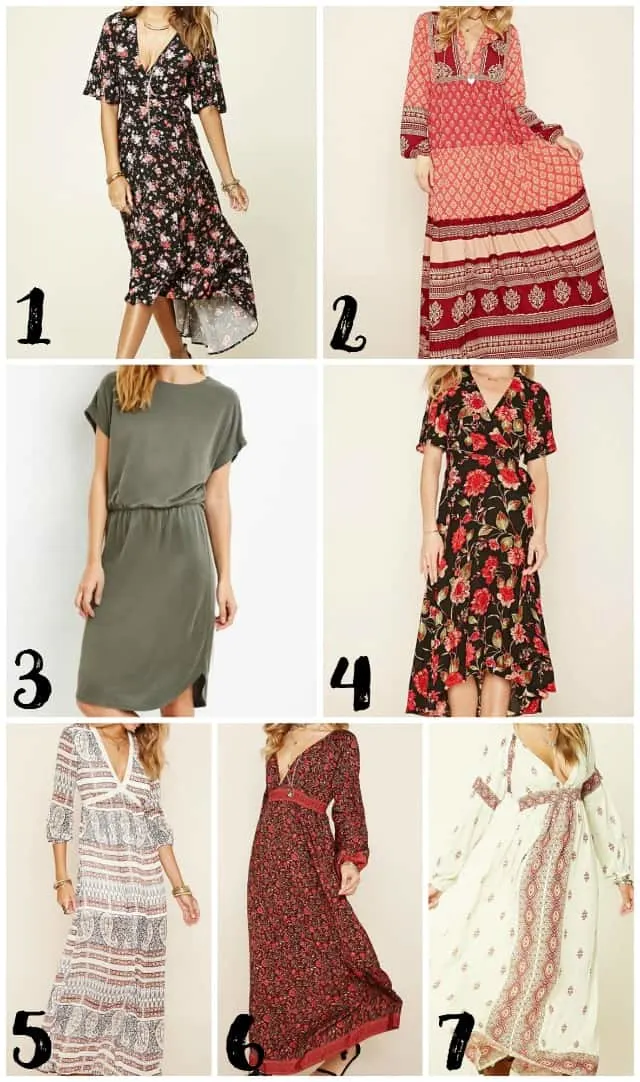 Modest Dresses on Forever 21 on www.girllovesglam.com