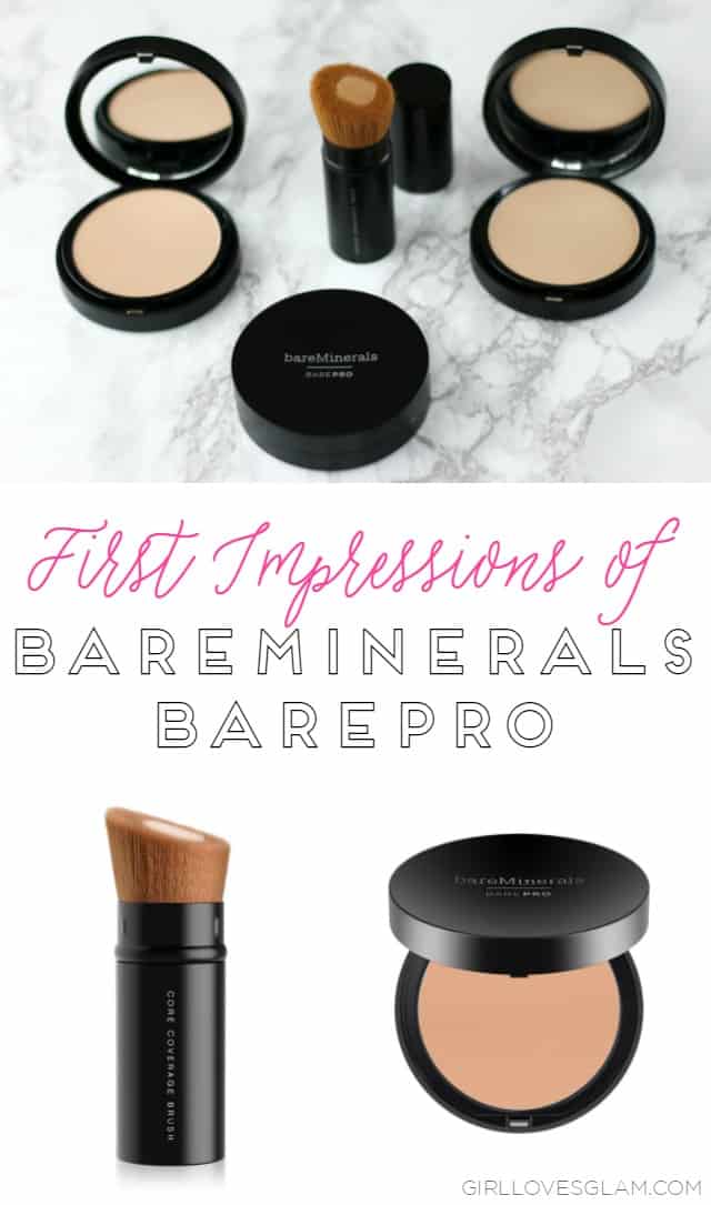 First Impressions of BareMinerals BarePro Foundation on www.girllovesglam.com