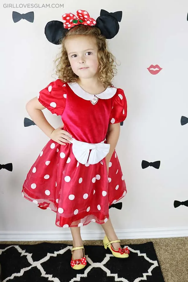 Minnie Mouse DI Inexpensive Costume on www.girllovesglam.com