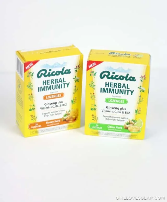 Ricola Herbal Immunity Lozenges on www.girllovesglam.com