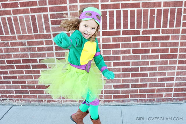 DIY No Sew Ninja Turtle Costume for Girls! - Girl Loves Glam