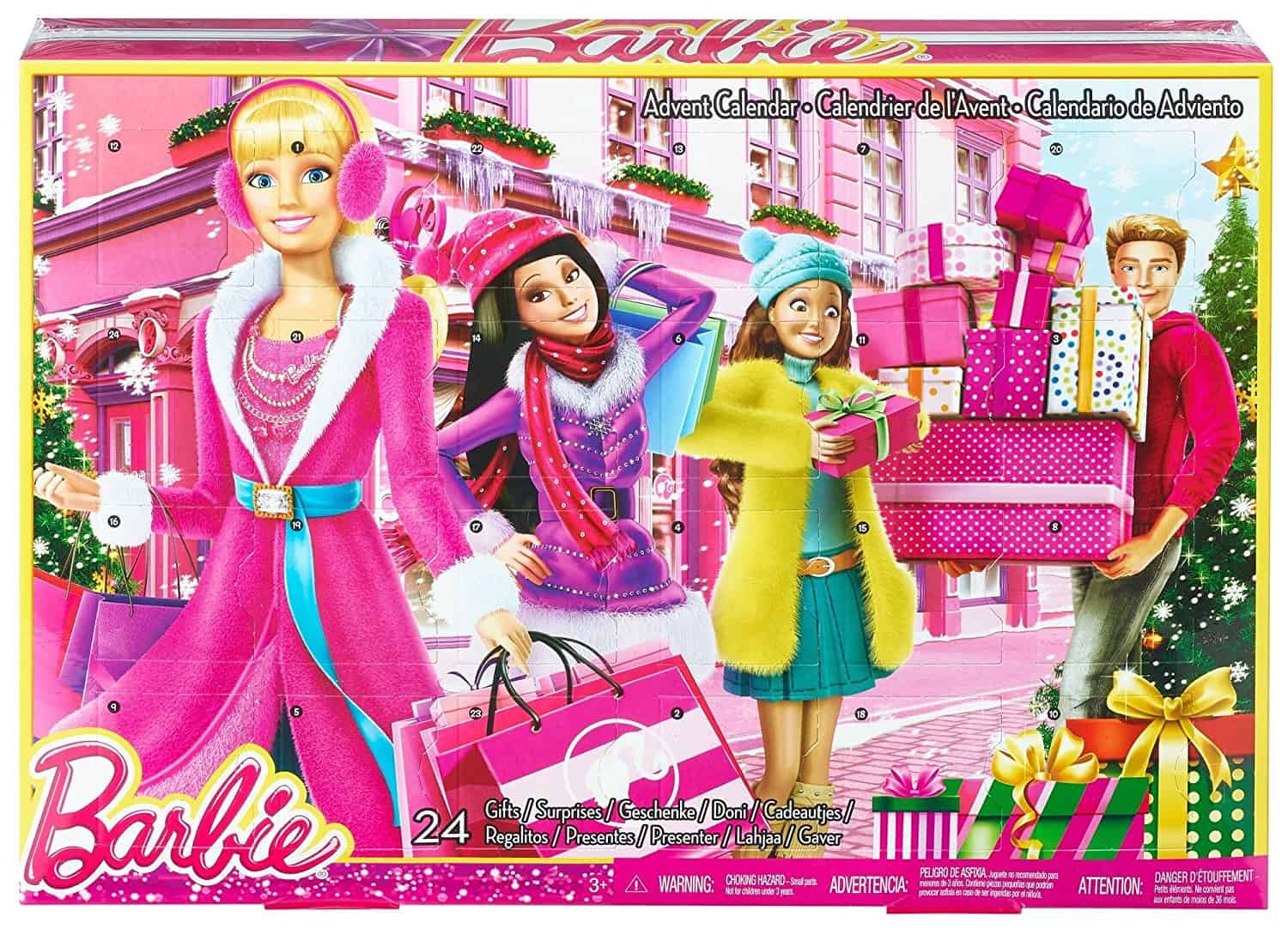 barbie cosmetic calendar