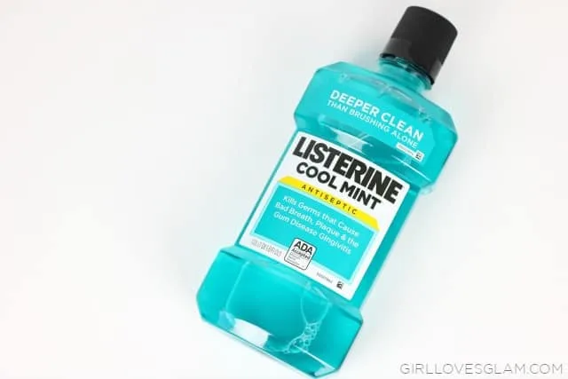 Listerine Cool Mint Antiseptic on www.girllovesglam.com