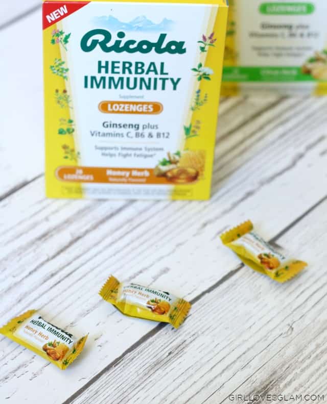 Ricola Herbal Immunity Lozenges Honey Herb on www.girllovesglam.com