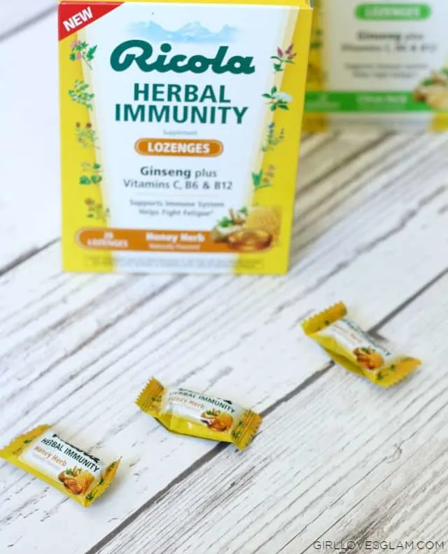 Ricola Herbal Immunity Lozenges Honey Herb on www.girllovesglam.com