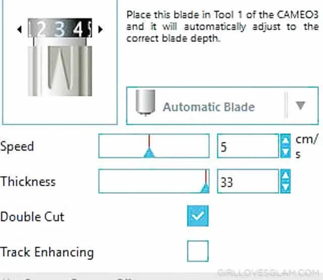 Using the Automatic Blade on Silhouette Cameo 3