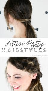 Festive Party Hairstyles on www.girllovesglam.com
