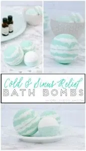 Cold and Sinus Relief Bath Bombs on www.girllovesglam.com