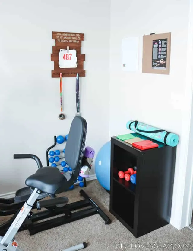 Small Home Gym Essentials on www.girllovesglam.com