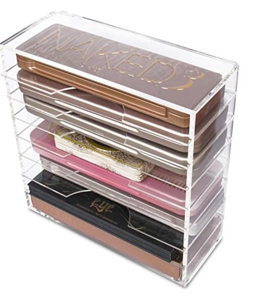 Eyeshadow Palette Organization Tower on www.girllovesglam.com