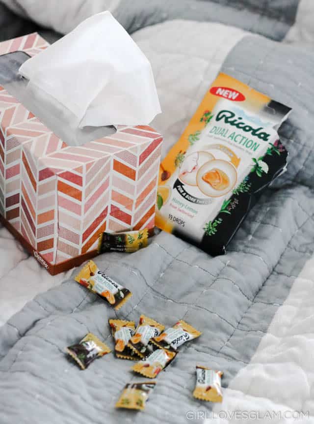 Sick in bed essentials on www.girllovesglam.com
