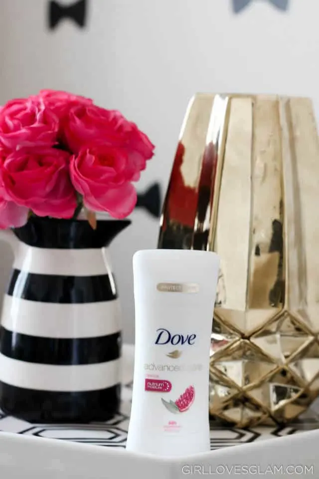 Dove Advanced Care Deodorant on www.girllovesglam.com