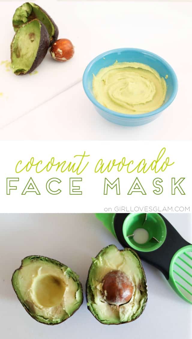 Coconut Avocado Face Mask on www.girllovesglam.com