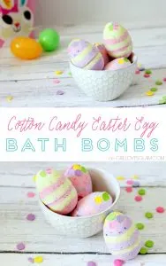 Cotton Candy Easter Egg Bath Bomb Recipe on www.girllovesglam.com