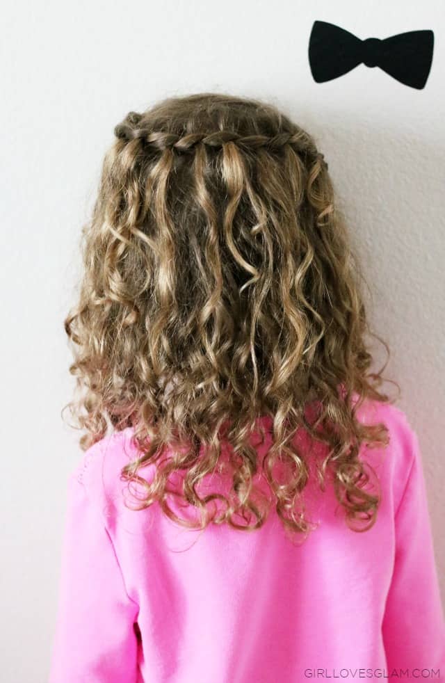 Waterfall Braid for Curly Hair - Girl Loves Glam