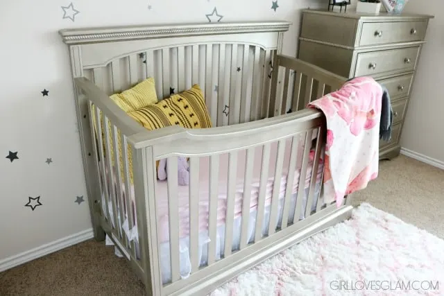 Pink and Mustard Nursery Design Zoey s Nursery Reveal Girl