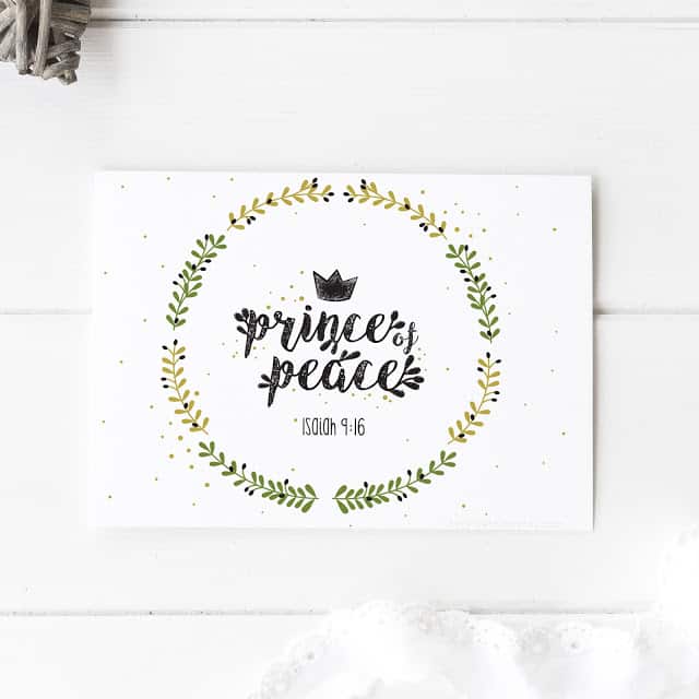 Prince of Peace Printable