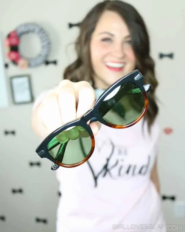 Be Kind Shirt and Luxomo Sunglasses on www.girllovesglam.com