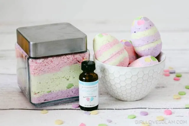 Cotton Candy Bath Salts and Bath Bombs on www.girllovesglam.com
