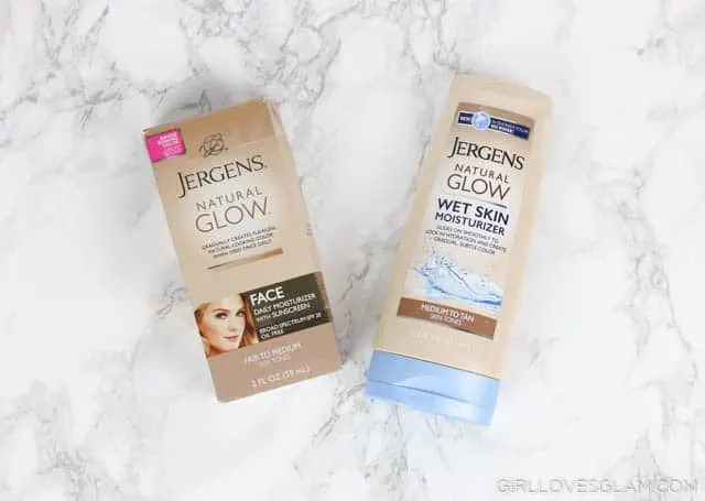 Jergens Natural Glow Products on www.girllovesglam.com 