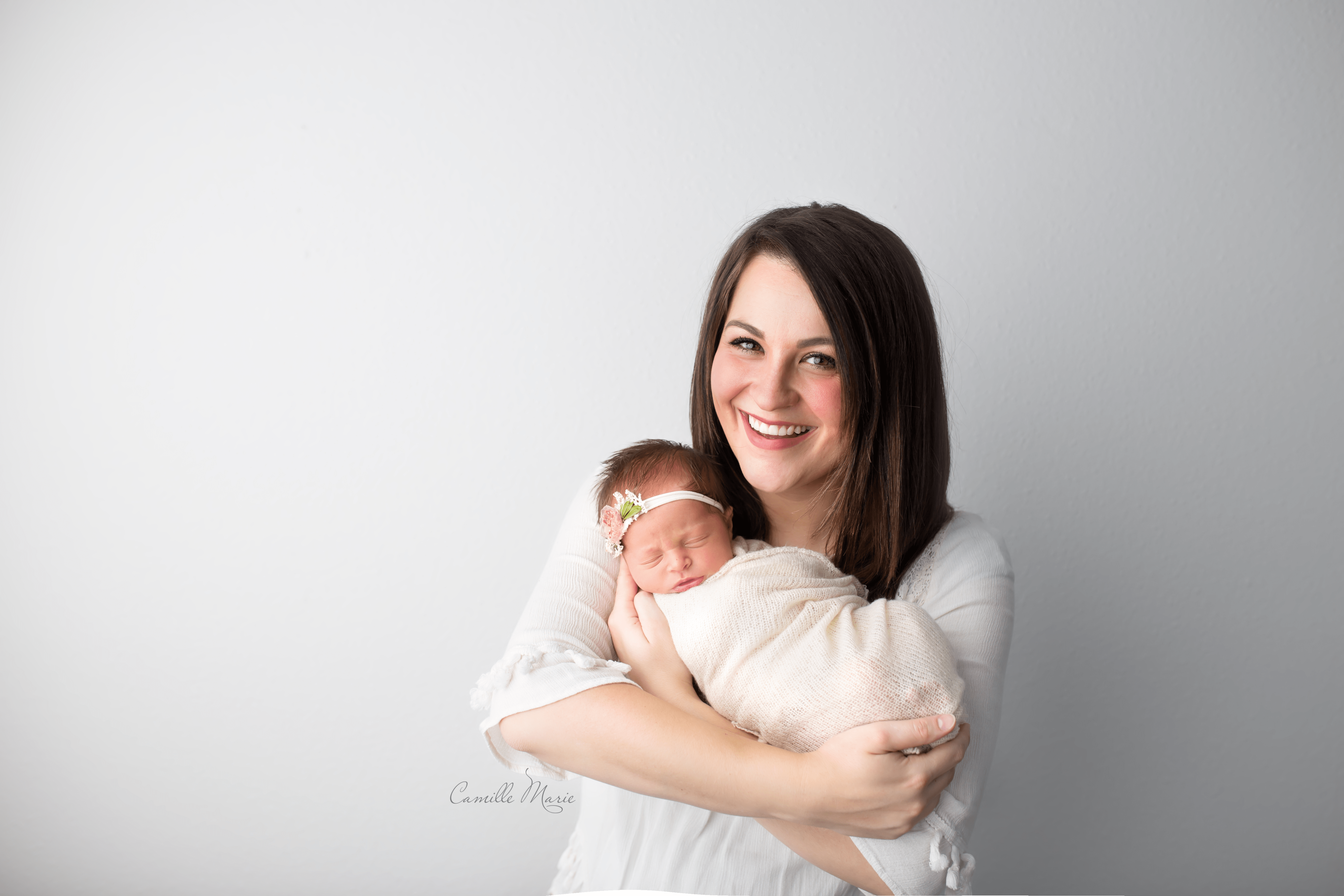 Newborn with Mom Photo on www.girllovesglam.com