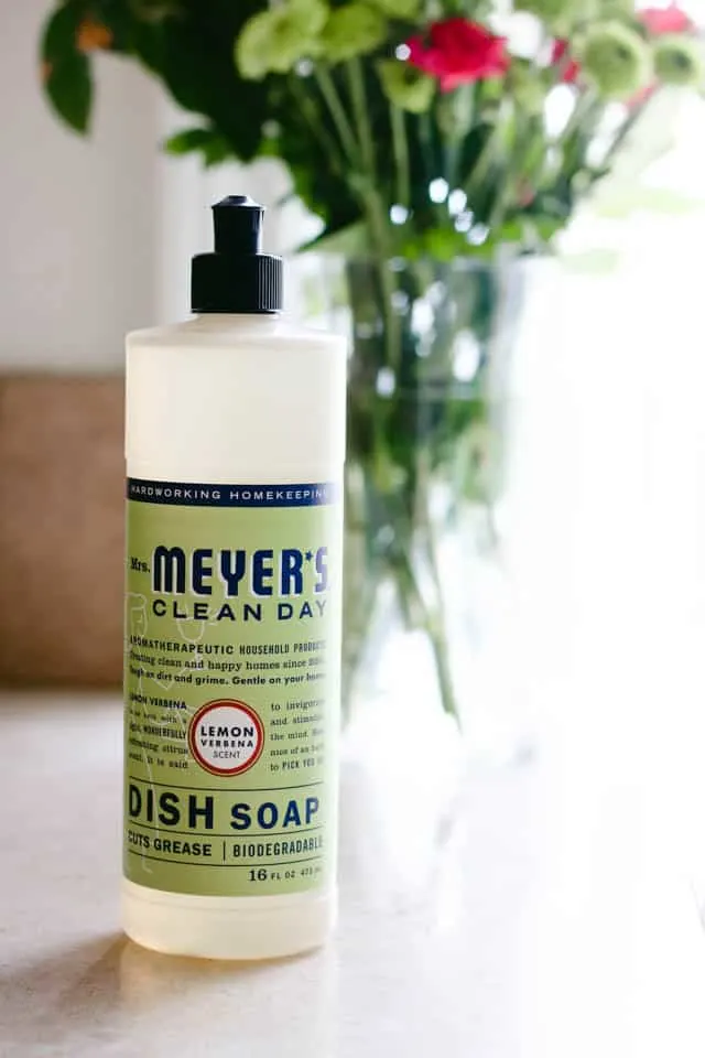 Mrs. Meyers Clean Day Dish Soap on www.girllovesglam.com