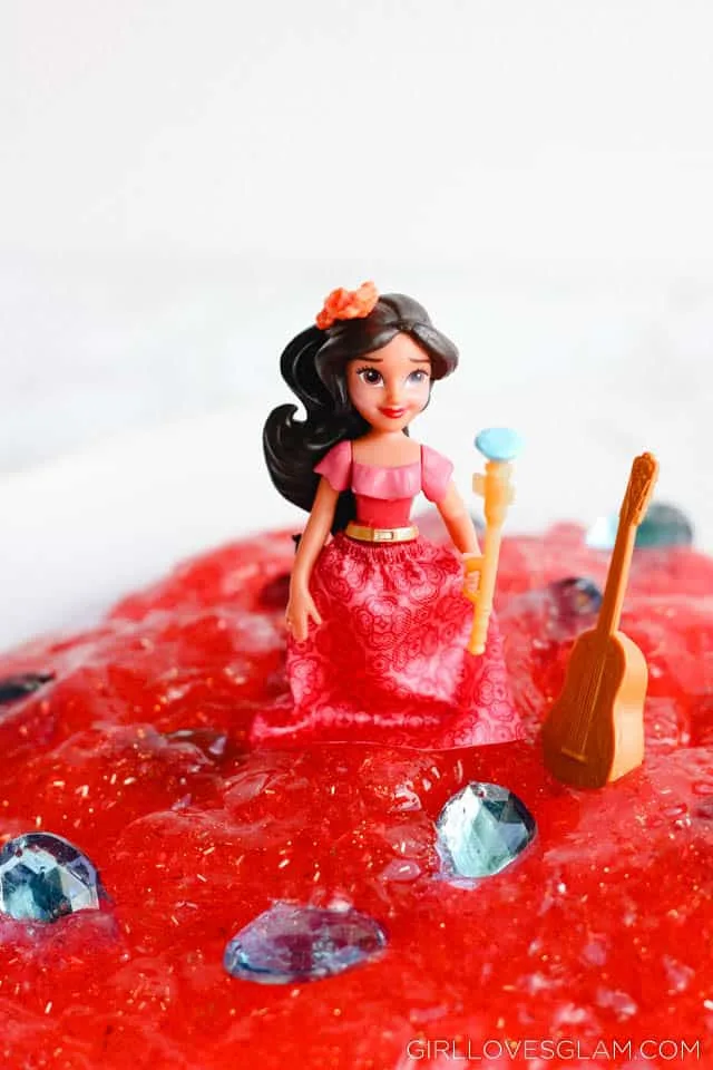 Elena of Avalor Slime Recipe on www.girllovesglam.com