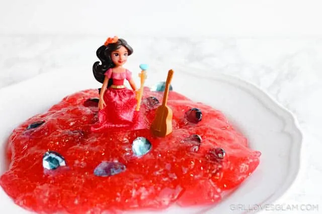 Elena of Avalor Glitter Slime on www.girllovesglam.com