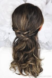 Beautiful Curly Hairstyle Fast and Easy on www.girllovesglam.com