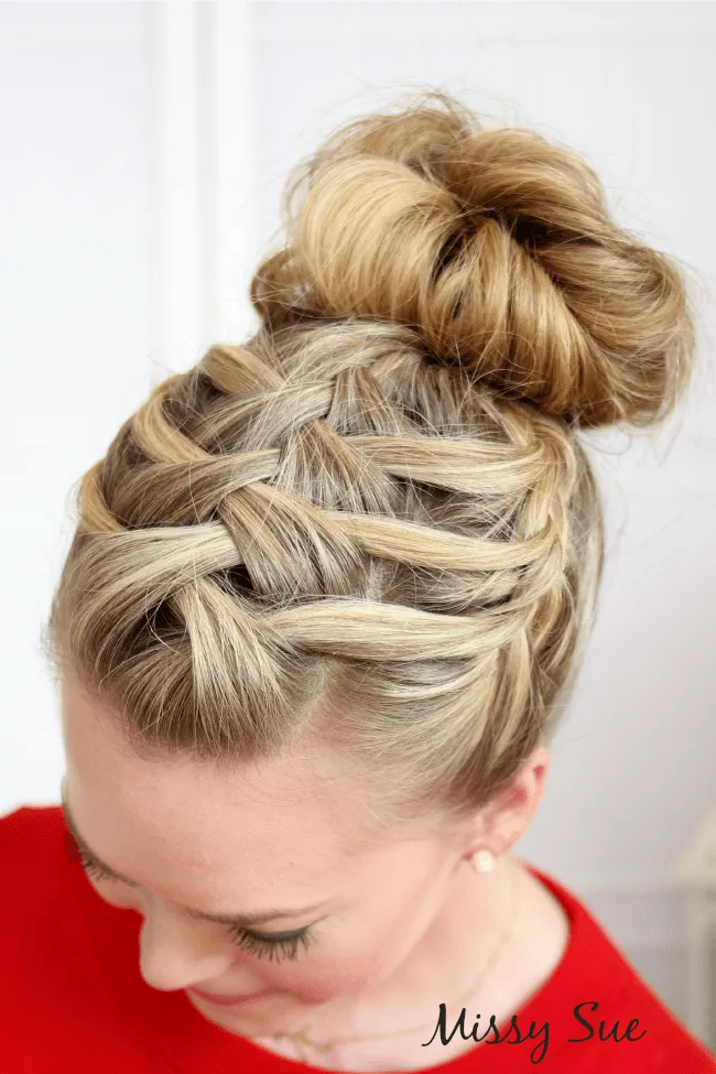 Double Waterfall Triple French Braid