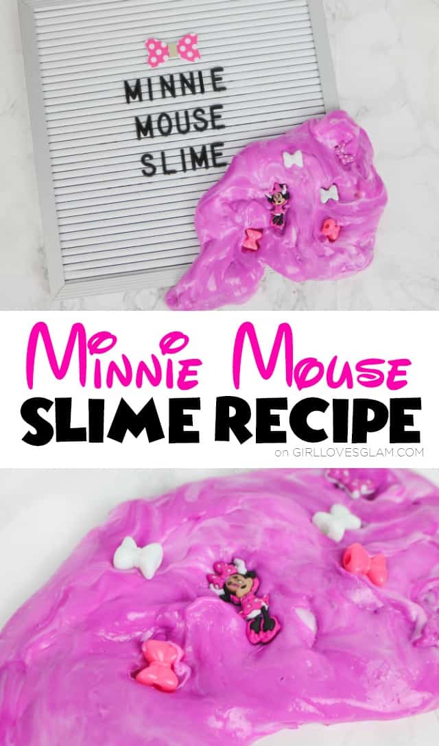 Minnie Mouse Slime Recipe