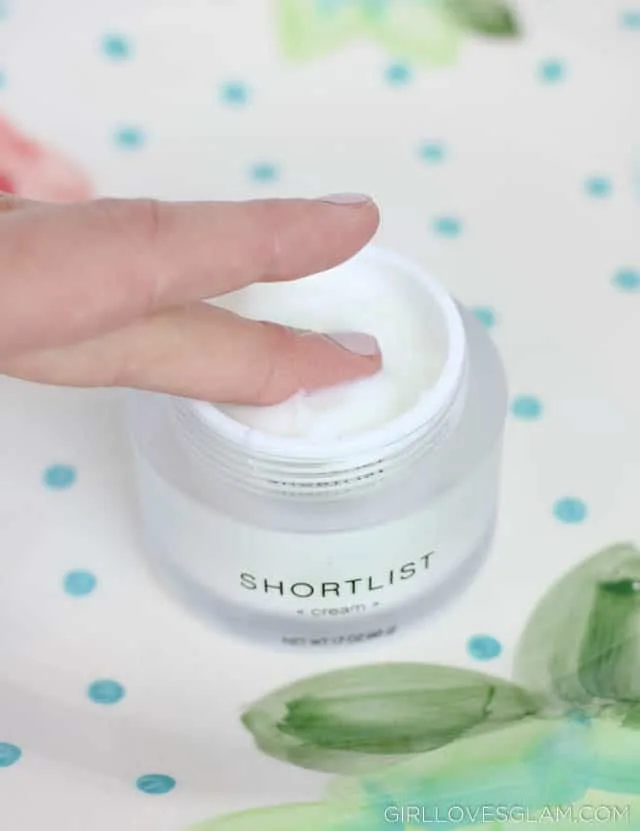 Shortlist Skincare Cream on www.girllovesglam.com