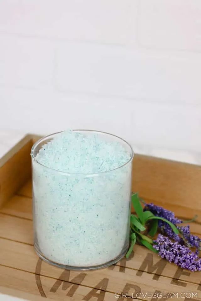 Calming Bath Salts on www.girllovesglam.com #sleep #natural #bedtime