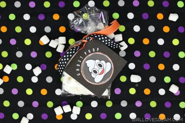 Poop Emoji Halloween Goodie Bags on www.girllovesglam.com