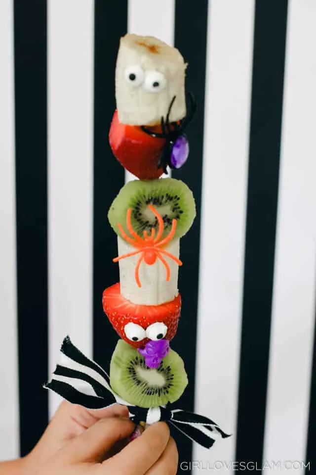 Healthy Halloween Skewers on www.girllovesglam.com