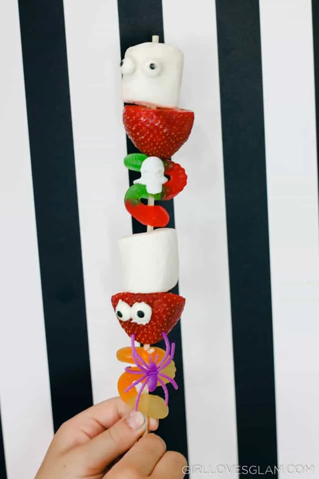 Halloween Candy Skewers on www.girllovesglam.com