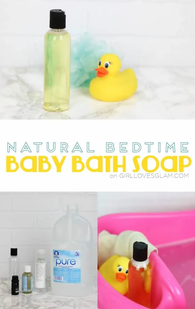 Natrual Bedtime Baby Bath Soap on www.girllovesglam.com #baby #natural #bath