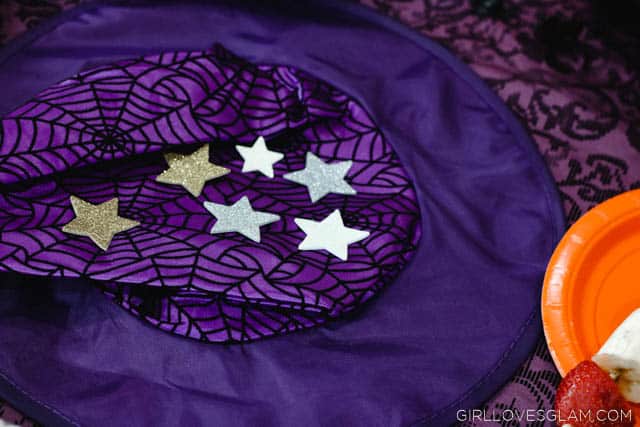 Witch Hat Decorating Activity on www.girllovesglam.com #halloween