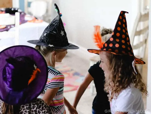 Decorated Witch Hats on www.girllovesglam.com #halloween