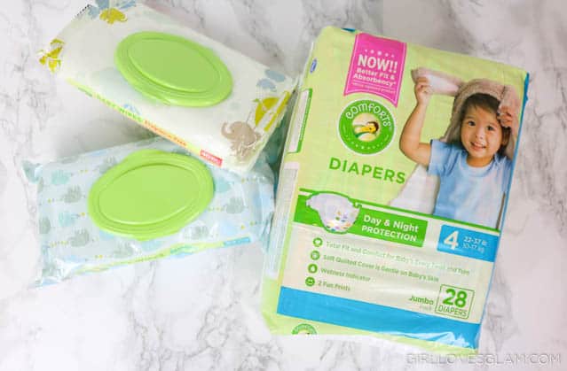 Comforts Diapers and Wipes on www.girllovesglam.com