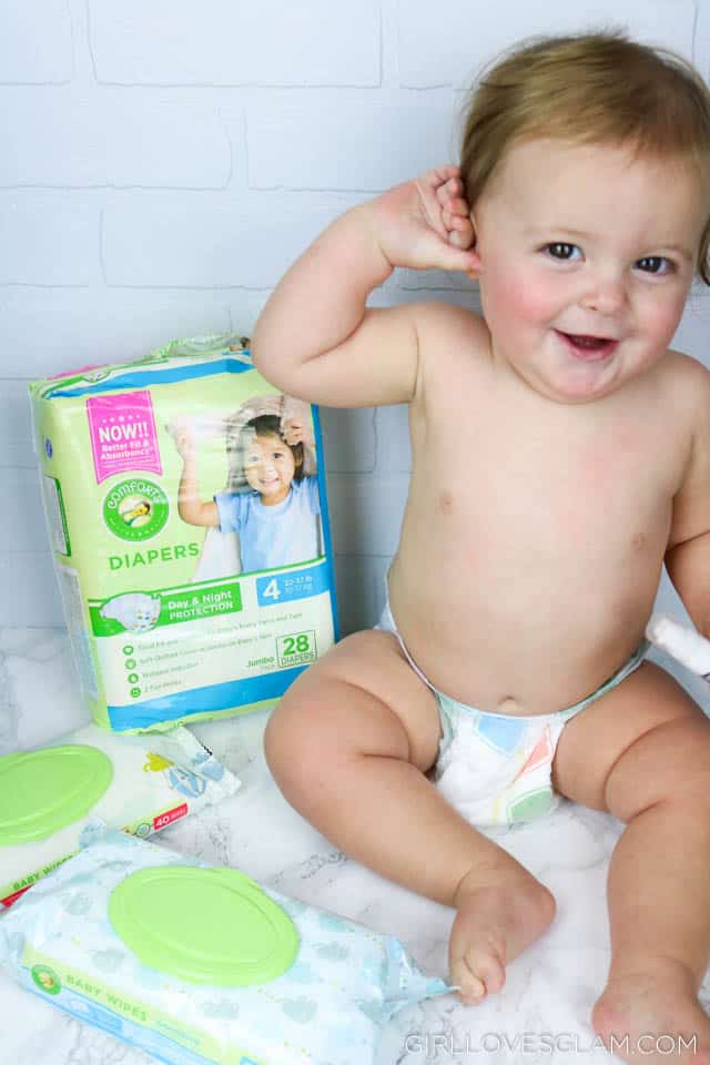 Comforts Diapers and Wipes on www.girllovesglam.com