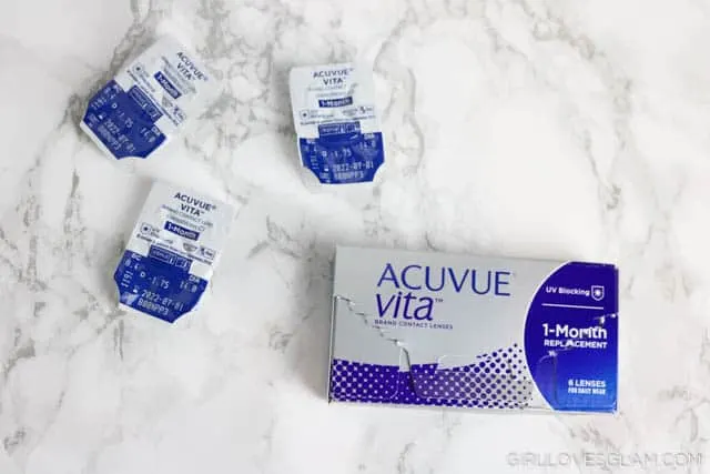 Acuvue Vita Contacts on www.girllovesglam.com