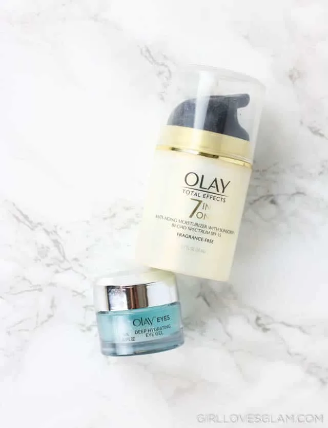 Olay Moisturizer and Olay Eyes Gel on www.girllovesglam.com