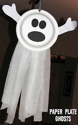 Paper Plate Ghost