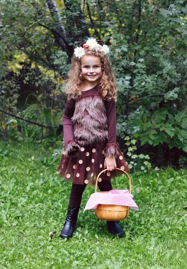 Girl's Big Bad Wolf Costume on www.girllovesglam.com