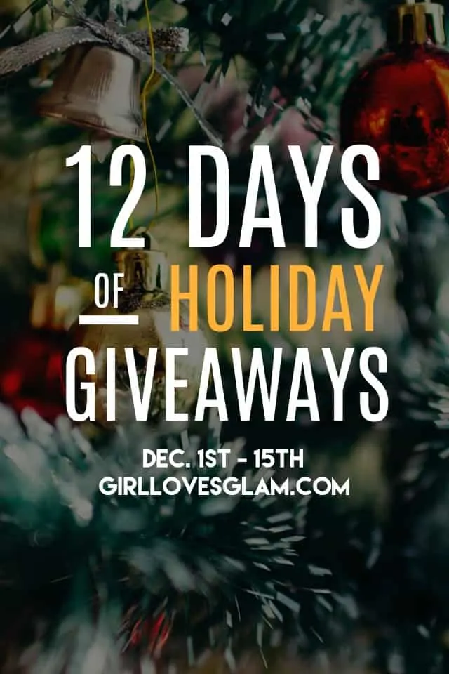 12 Days of Holiday Giveaways on www.girllovesglam.com
