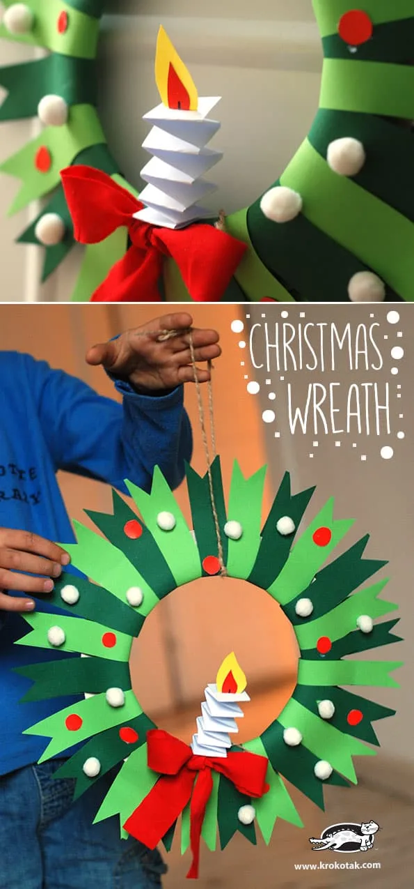 Kid Craft Christmas Wreath