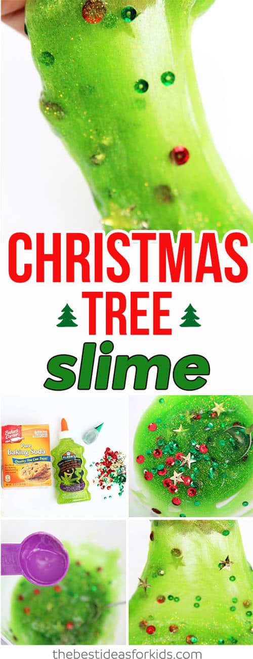 Christmas Tree Slime Recipe